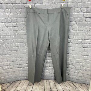 Calvin Klein Women's Gray Dress Pants 20W Straight Leg Polyester Blend